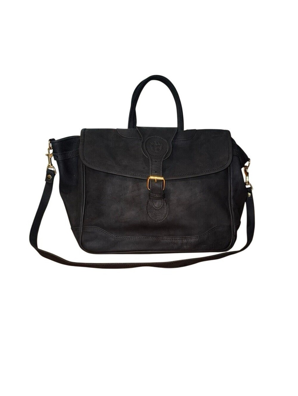 Birkenstock Berlin Bag Black Nubuck Leather Shoulder Tote Rare FW17